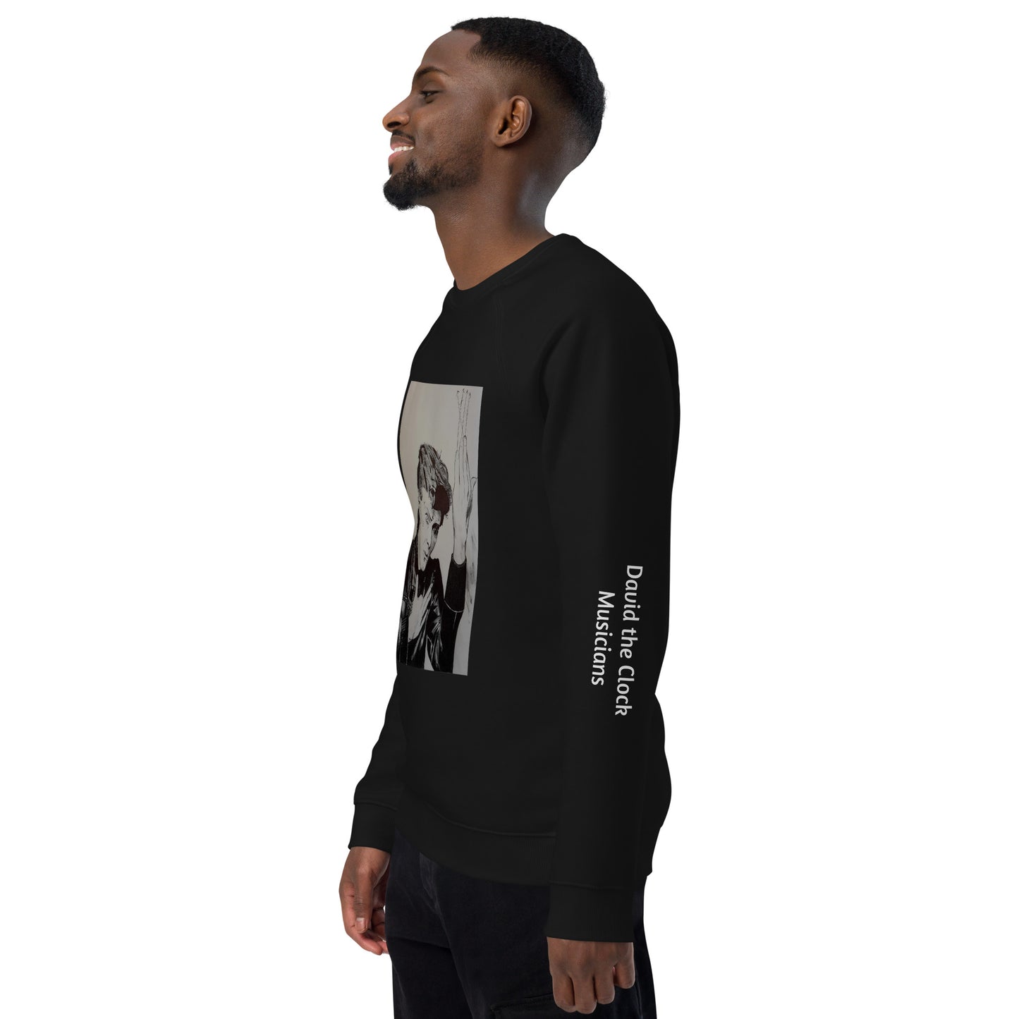 Felpa raglan in tessuto organico unisex